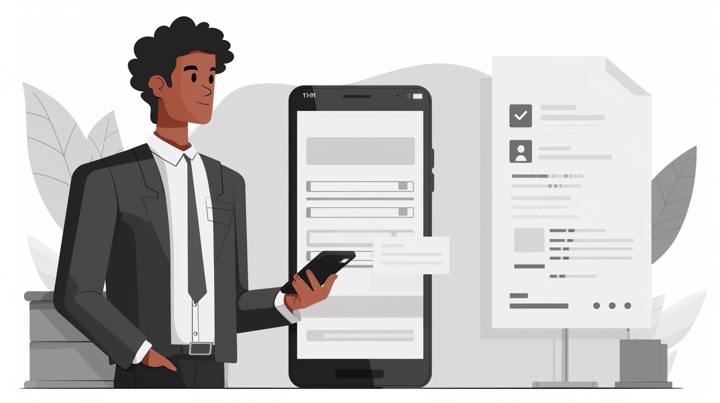 A person holding a smartphone