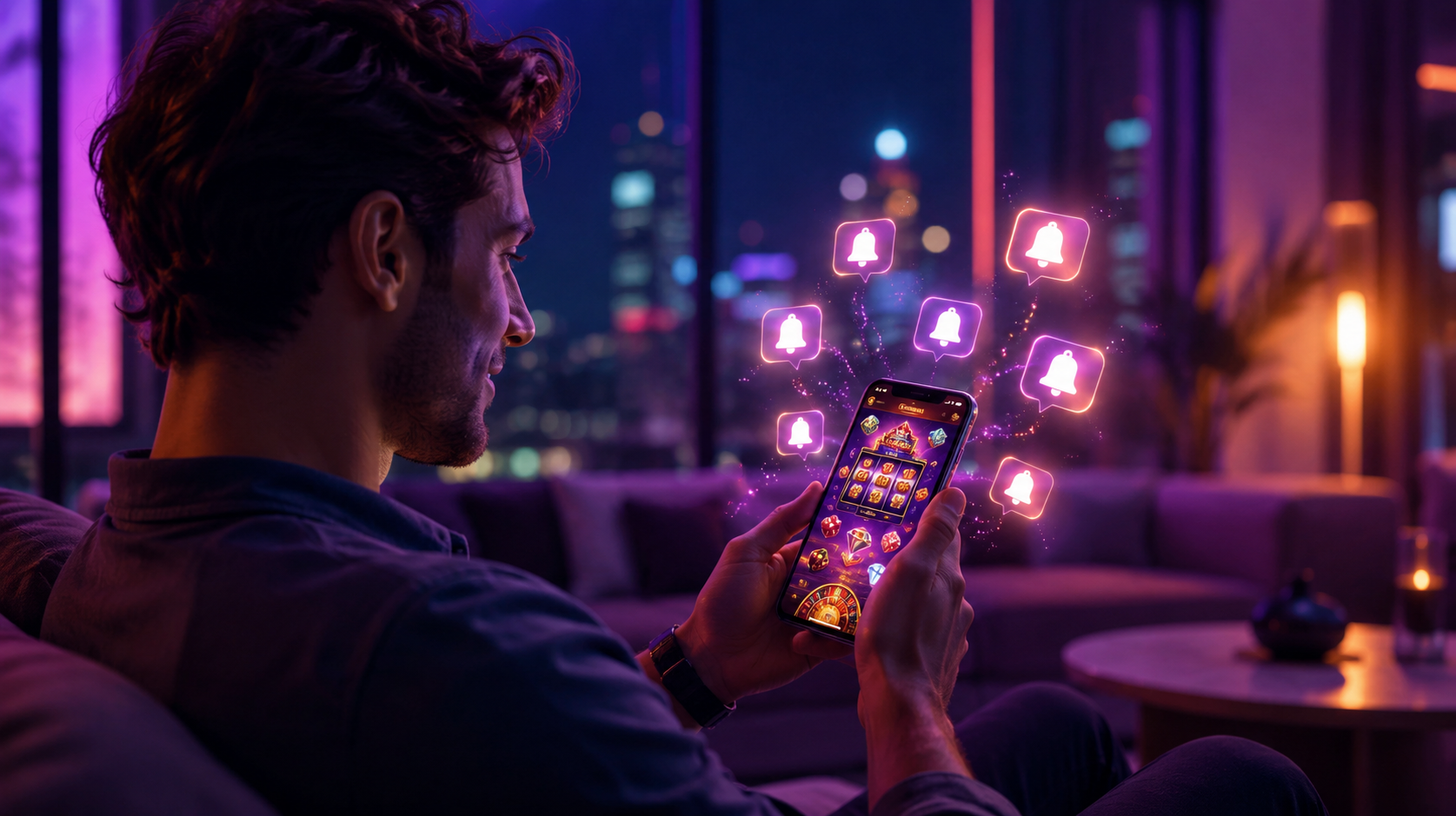 Push notifications in gambling apps